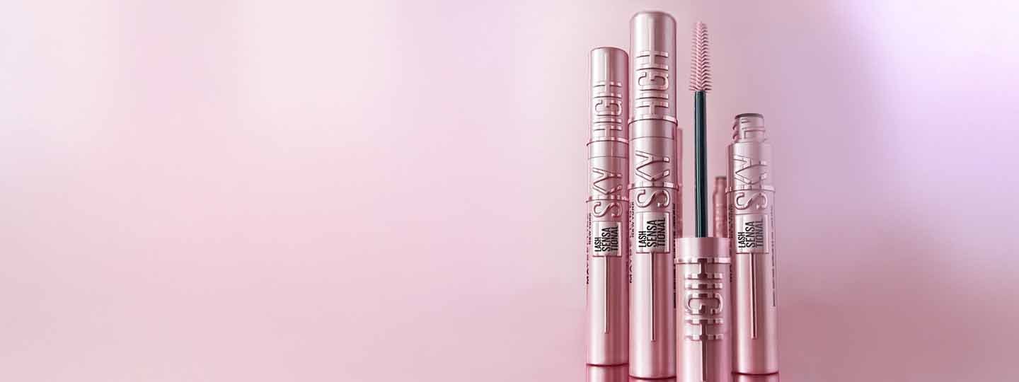 Maybelline Lash Sensational Sky High Mascara packaging in situ 