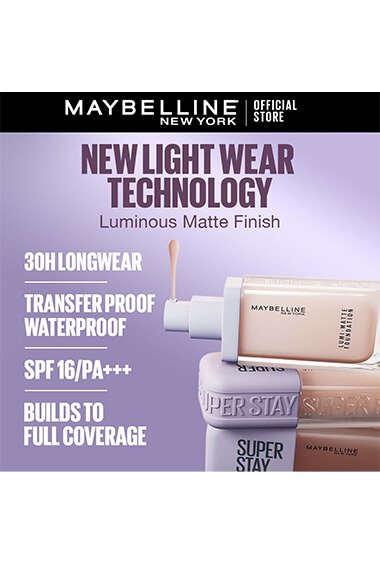 Maybelline Foundation Super Stay Full Coverage Buff Beige 041554541441 O
