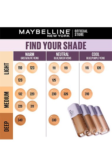 Maybelline Foundation Super Stay Full Coverage Buff Beige 041554541441 O