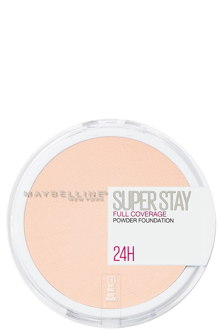 maybelline superstay full coverage powder foundation T1 130 buff beige